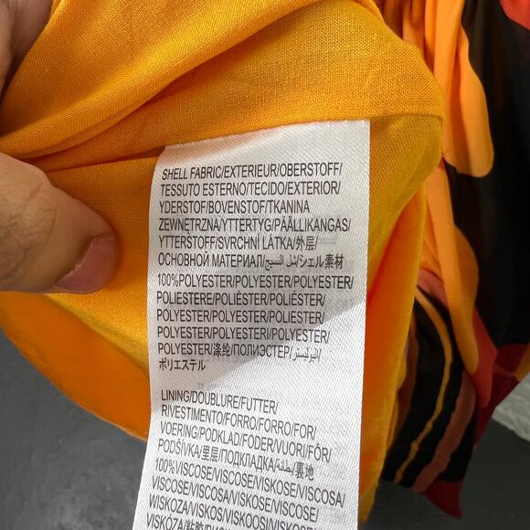 Anthropologie Farm Rio Women's Wrap-Front Maxi Dress Half Sleeve Size L NWT - Picture 6 of 7